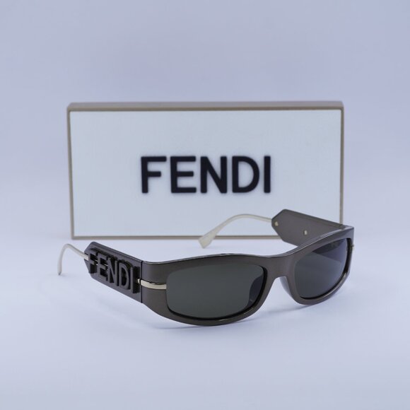 Fendi FE40120I 45E Oval Sunglasses - Brown main image 9